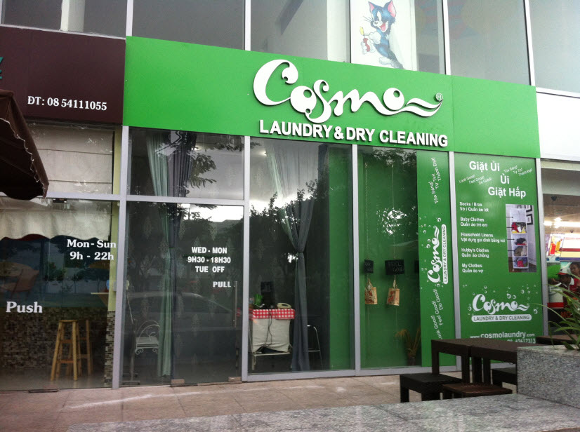 Thi Công Biển Quảng Cáo Giặt Là