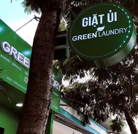 Thi Công Biển Quảng Cáo Giặt Là