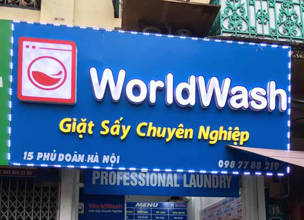 Thiết Kế Biển Quảng Cáo Giặt Là