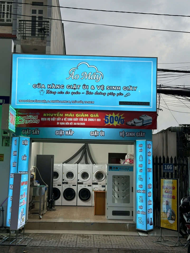 Thiết Kế Biển Quảng Cáo Giặt Là