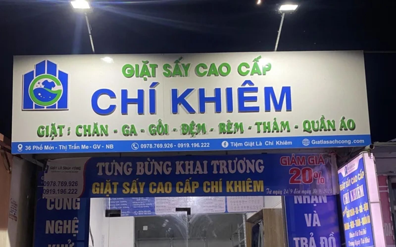 Thiết Kế Biển Quảng Cáo Giặt Là