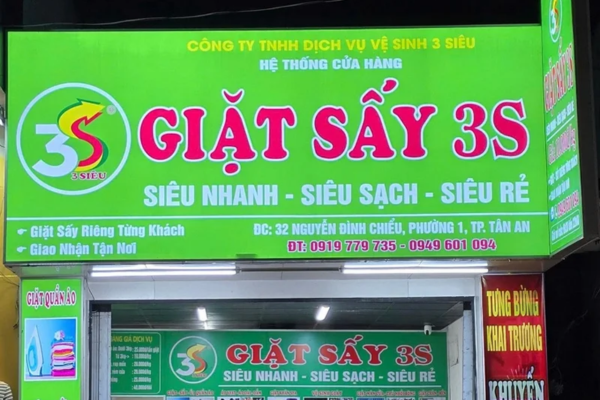 Mẫu Biển Quảng Cáo Giặt Là Đẹp