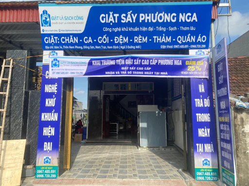 Mẫu Biển Quảng Cáo Giặt Là Đẹp