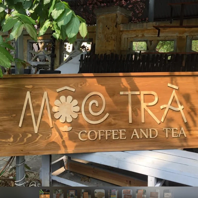 Thiết Kế Bảng Hiệu Bằng Gỗ