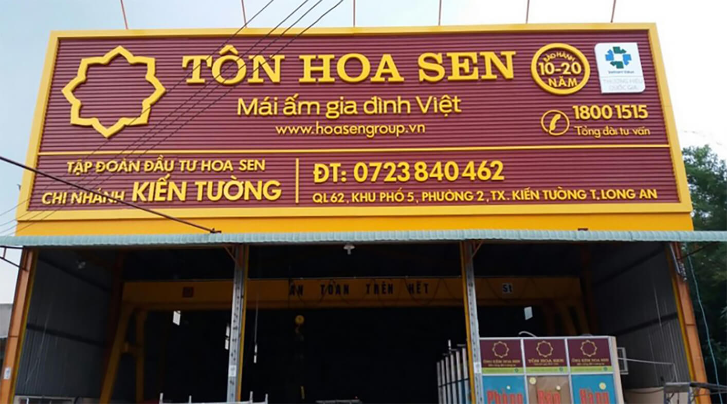 Thiết Kế Biển Hiệu Tôn Sóng