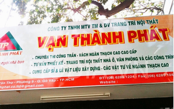 Mẫu Bảng Hiệu Doanh Nghiệp Đẹp