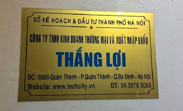 Mẫu Bảng Hiệu Doanh Nghiệp Đẹp