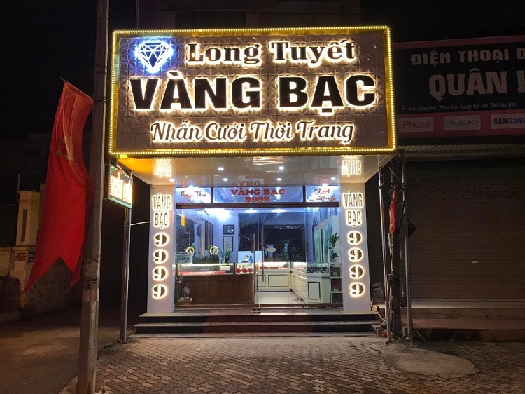 Mẫu Bảng Hiệu Chữ Nổi Đèn LED Đẹp