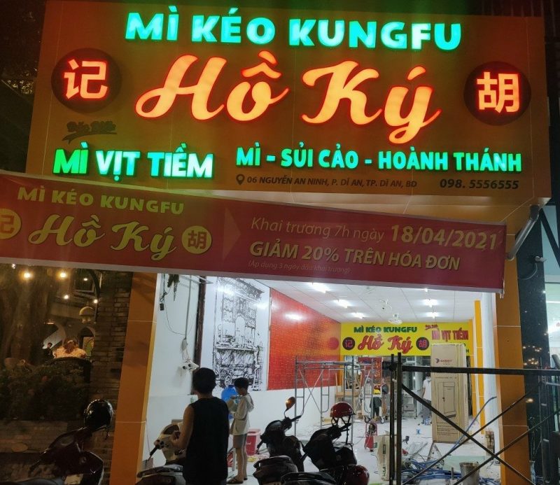 Mẫu Bảng Hiệu Chữ Nổi Đèn LED Đẹp Năm 2026