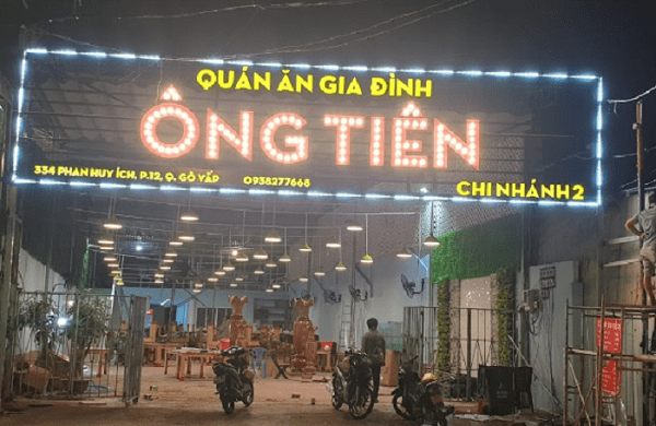 Thi Công Bảng Hiệu Quán Nhậu Đẹp