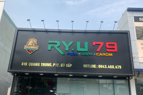 Mẫu Bảng Hiệu Bida Đẹp