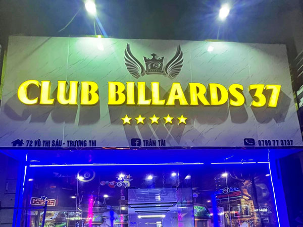 Mẫu Bảng Hiệu Bida Đẹp