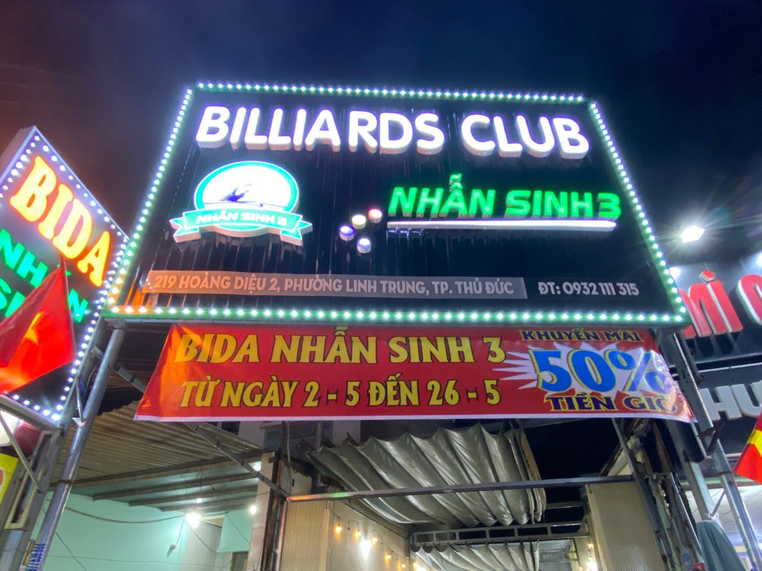 Thi Công Bảng Hiệu Bida