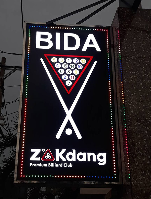 Thiết Kế Bảng Hiệu Bida