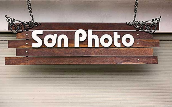 Mẫu Biển Quảng Cáo Gỗ Đẹp