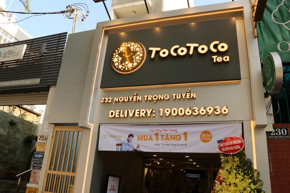 Bảng Hiệu Trà Sữa Đẹp