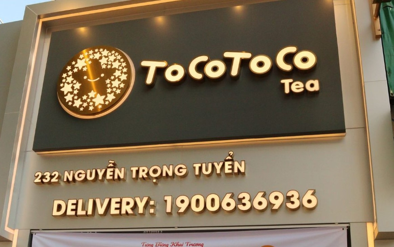 Bảng Hiệu Trà Sữa Đẹp