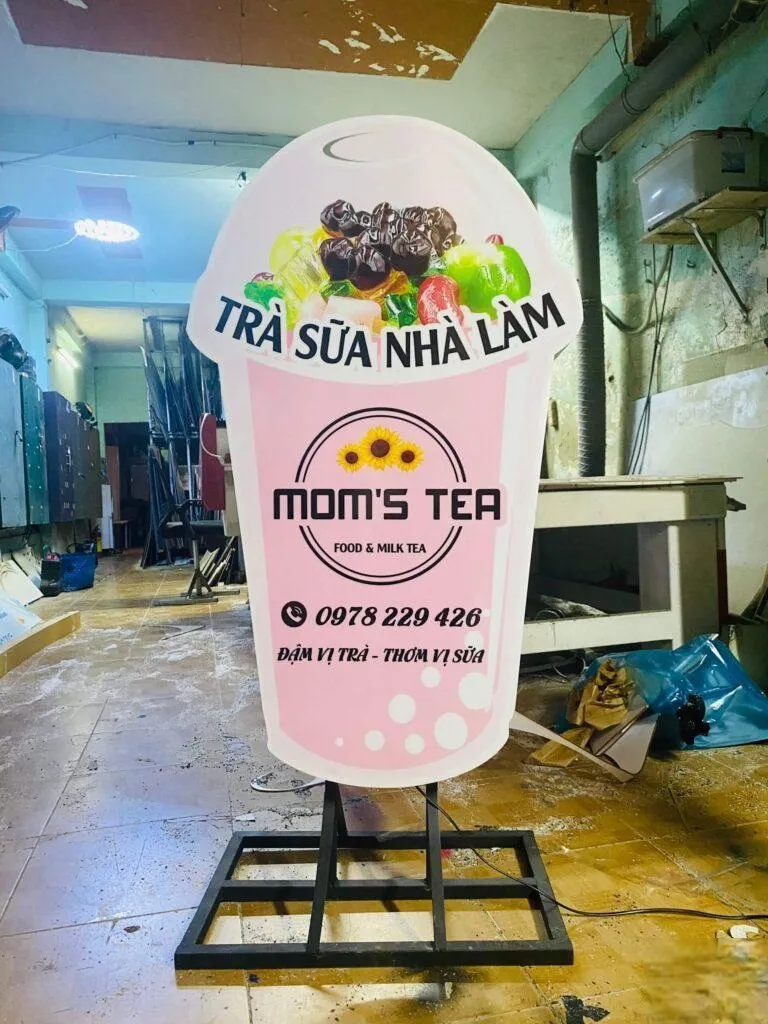 Mẫu Bảng Hiệu Trà Sữa Đẹp