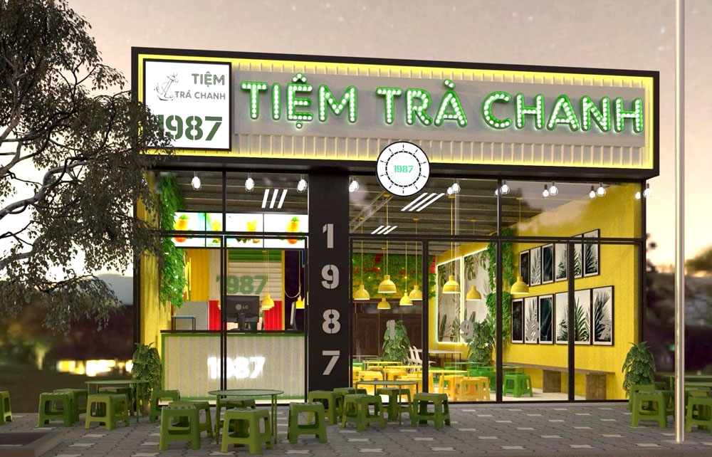 Mẫu Bảng Hiệu Trà Sữa Đẹp