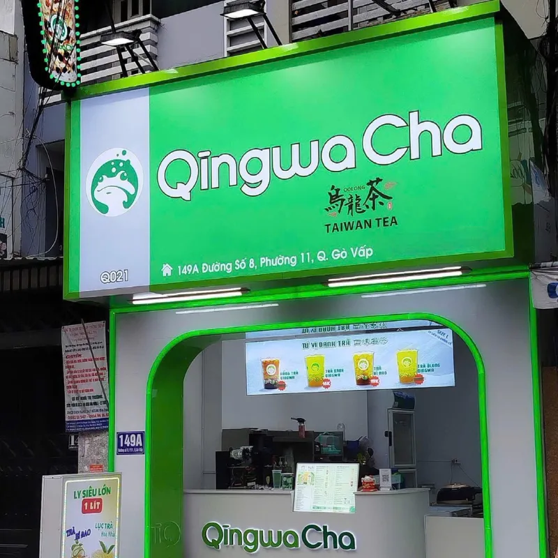 Thi Công Bảng Hiệu Trà Sữa Đẹp