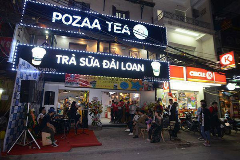 Thi Công Bảng Hiệu Trà Sữa Đẹp