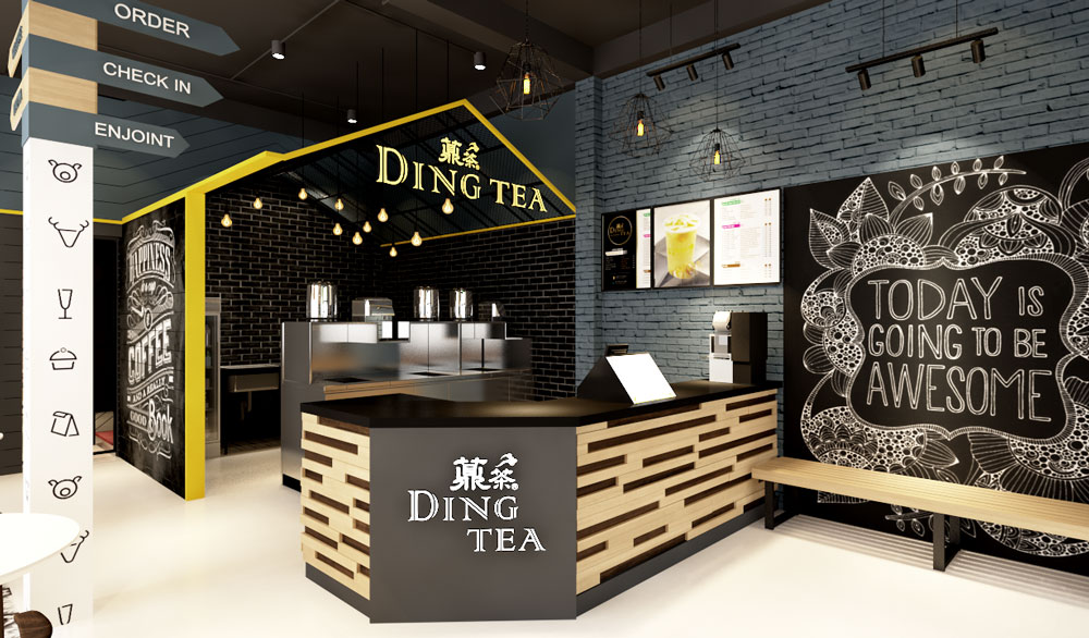 Thi Công Bảng Hiệu Trà Sữa Đẹp