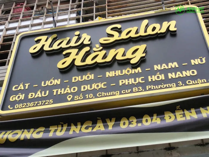 Thi Công Bảng Hiệu Salon Tóc Đẹp