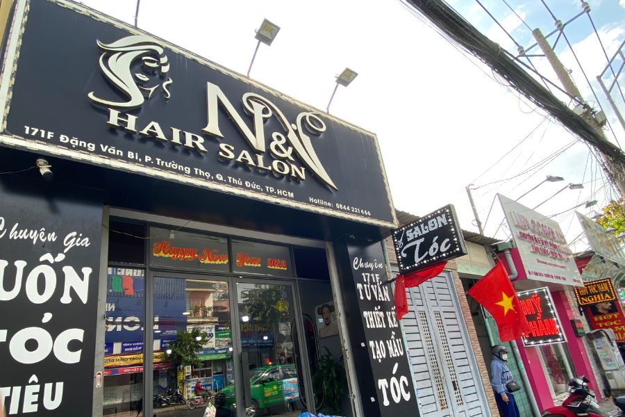 Thiết Kế Bảng Hiệu Salon Tóc Đẹp