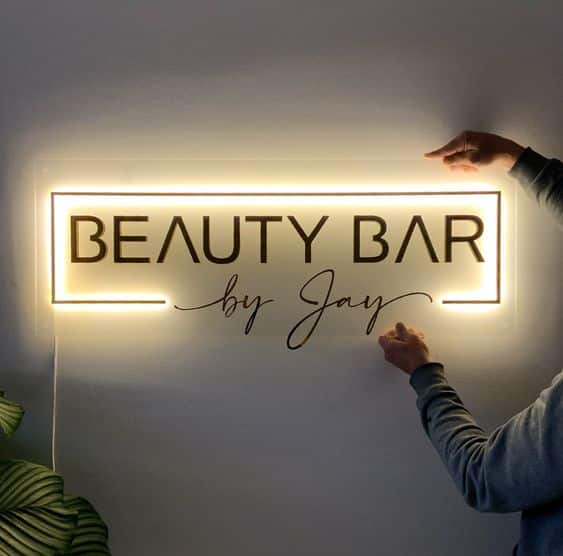 Mẫu Bảng Hiệu Salon Tóc Đẹp