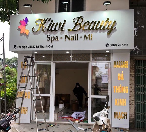 Mẫu Bảng Hiệu Salon Tóc Đẹp