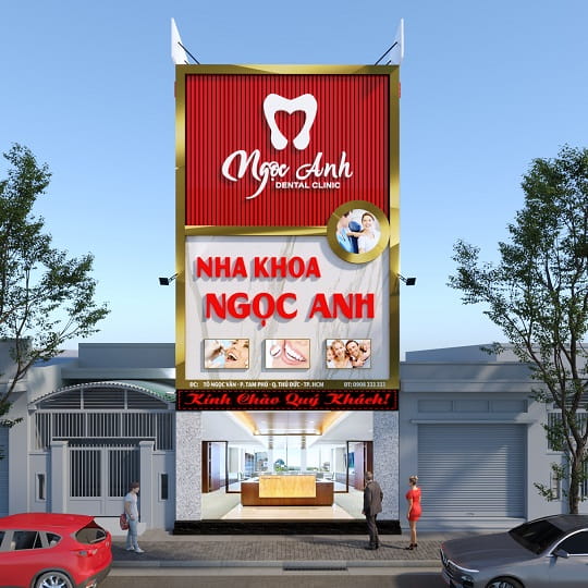 Mẫu Bảng Quảng Cáo Nha Khoa Đẹp