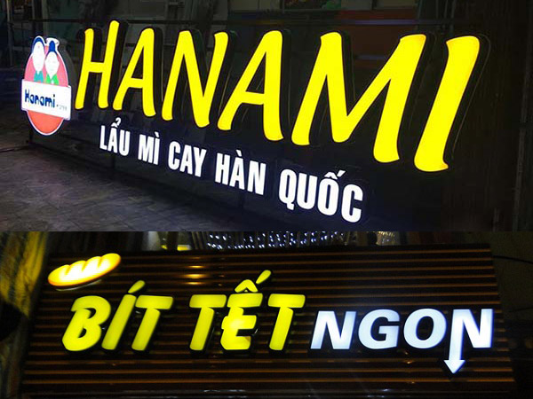 Bảng Quảng Cáo Chữ Nổi Đẹp