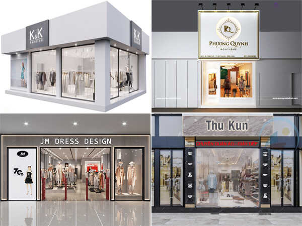 Thiết Kế Bảng Hiệu Shop Quần Áo Đẹp