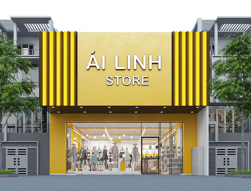 Thiết Kế Bảng Hiệu Shop Quần Áo Đẹp