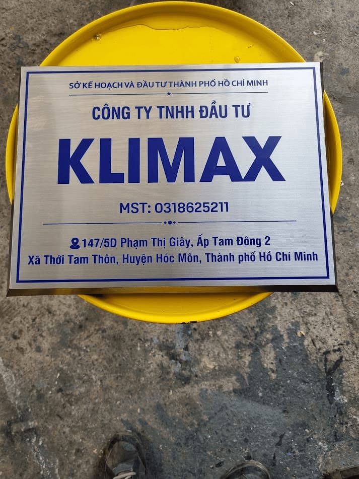 Thi Công Bảng Số Nhà Inox Ăn Mòn Đẹp