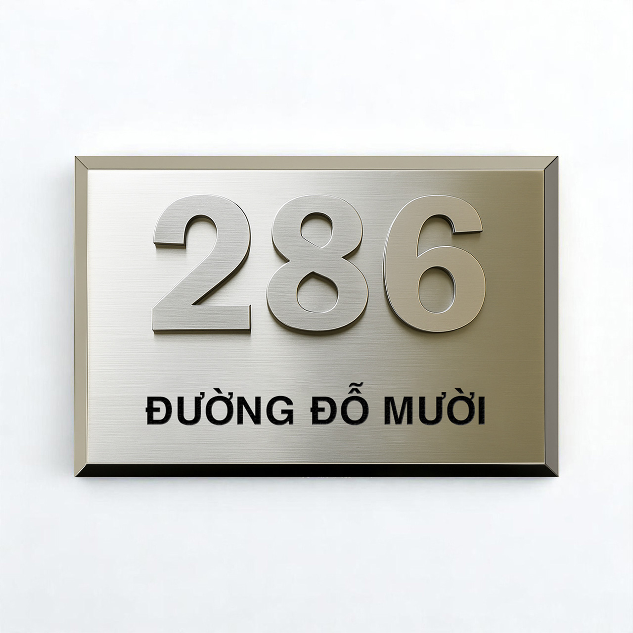 Mẫu Bảng Số Nhà Inox Ăn Mòn Đẹp Năm 2026