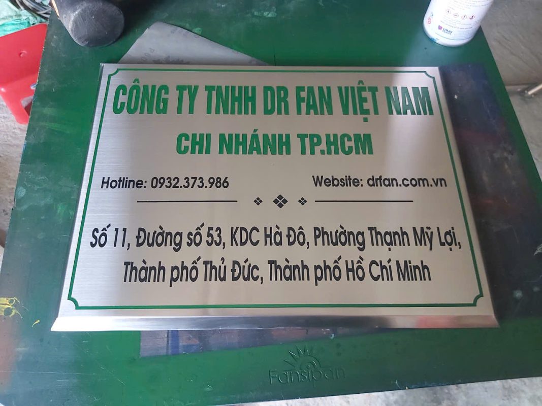 Mẫu Bảng Số Nhà Inox Ăn Mòn Đẹp Năm 2026