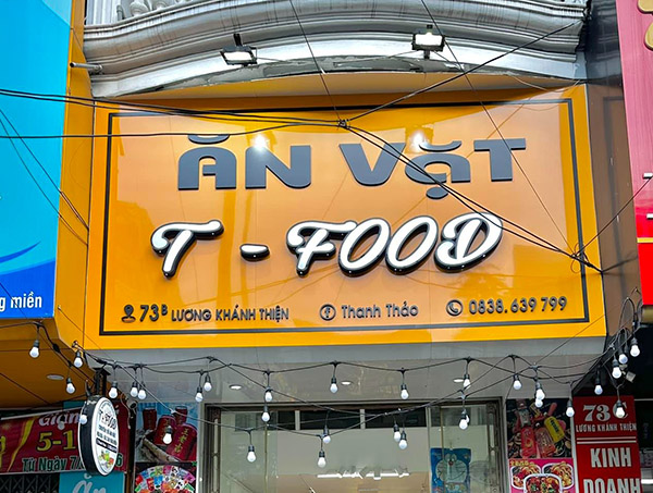 Mẫu Biển Quảng Cáo Quán Ăn Vặt Đẹp Năm 2026
