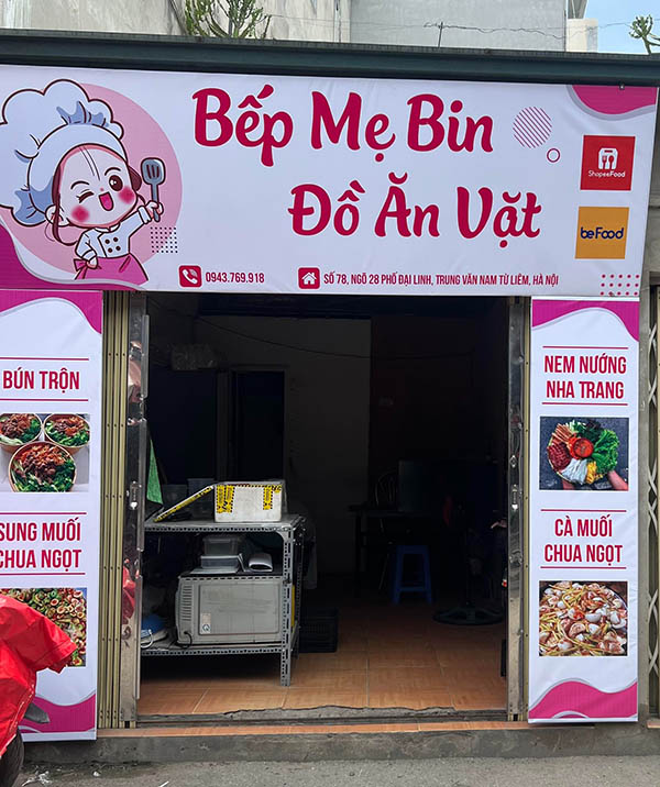 Mẫu Biển Quảng Cáo Quán Ăn Vặt Đẹp Năm 2026