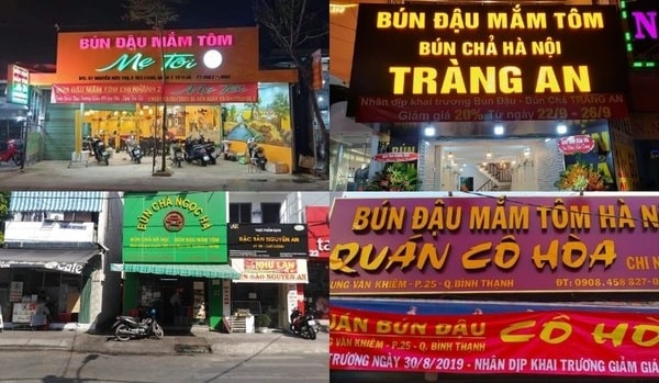 Bảng Hiệu Bún Đậu Đẹp