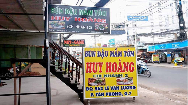 Bảng Hiệu Bún Đậu Đẹp