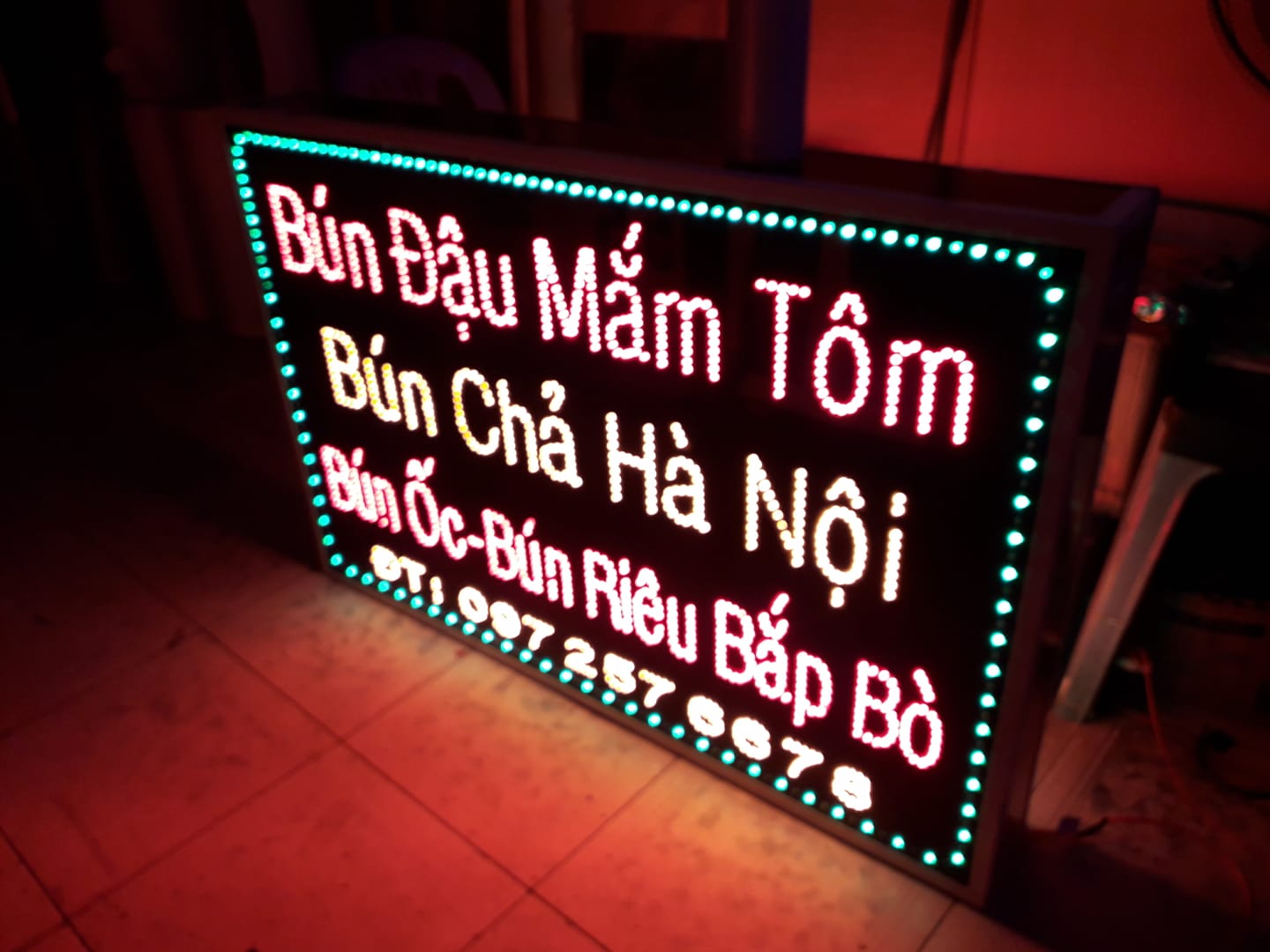 Thiết Kế Bảng Hiệu Bún Đậu Đẹp