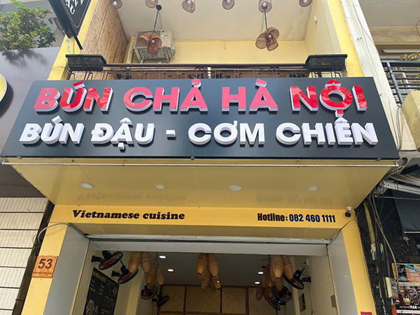 Mẫu Bảng Hiệu Bún Đậu Đẹp Năm 2026
