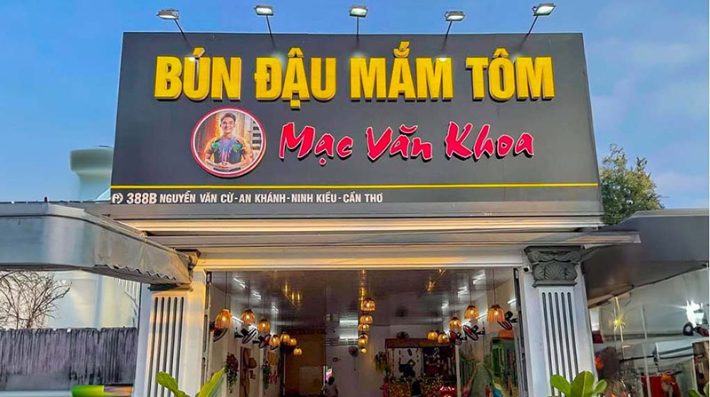 Mẫu Bảng Hiệu Bún Đậu Đẹp Năm 2026
