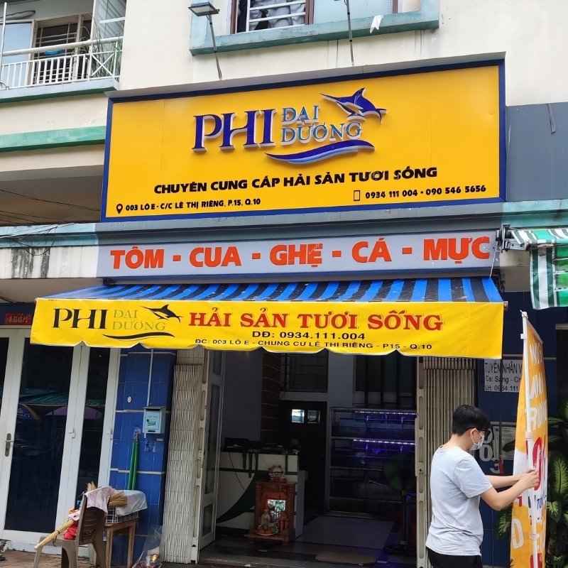 Biển Quảng Cáo Hải Sản Đẹp