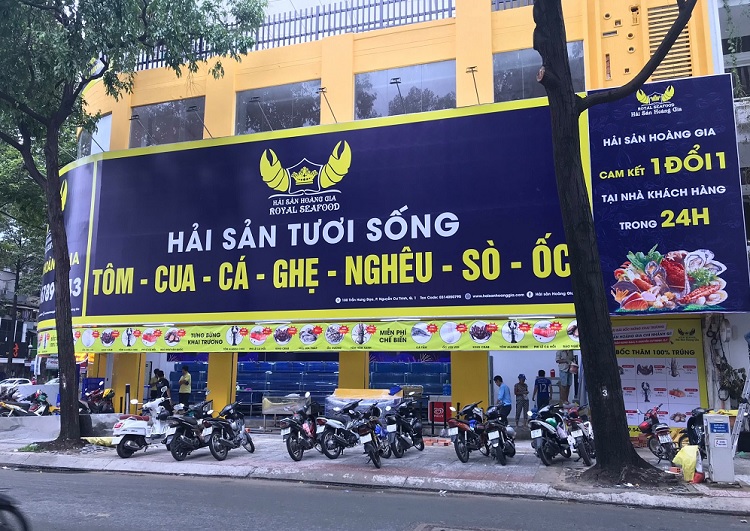 Thi Công Biển Quảng Cáo Hải Sản Đẹp
