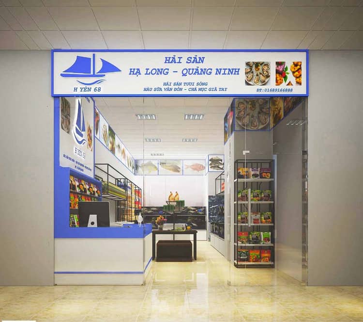 Thi Công Biển Quảng Cáo Hải Sản Đẹp