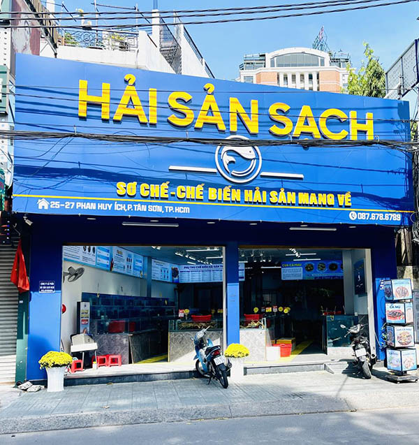 Thiết Kế Biển Quảng Cáo Hải Sản Đẹp
