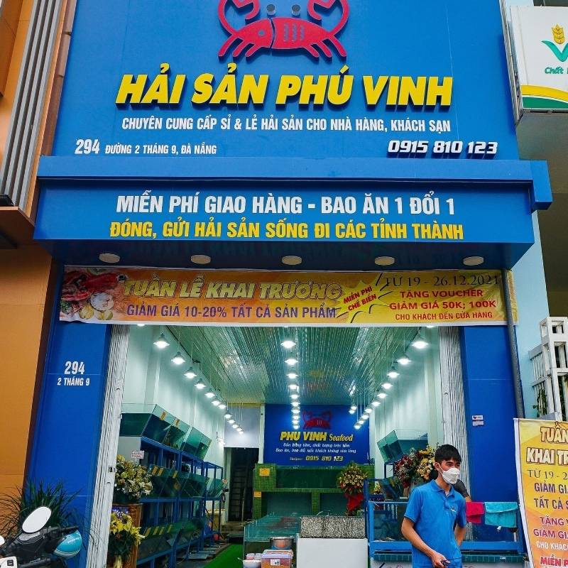 Thiết Kế Biển Quảng Cáo Hải Sản Đẹp