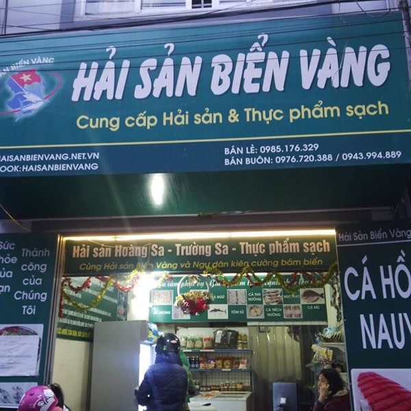 Mẫu Biển Quảng Cáo Hải Sản Đẹp